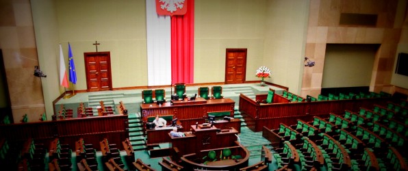 Uczniowie I LO zwiedzają Sejm RP