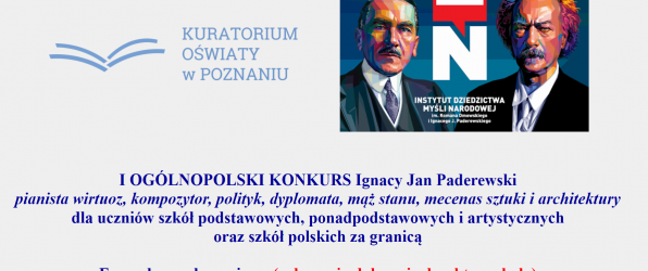 konkurs Ignacy Paderewski