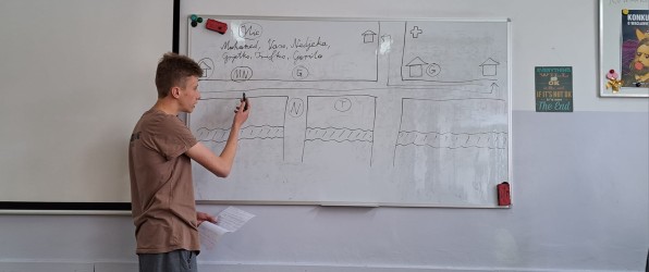 Wojtek Walicki z klasy 3h o zamachu w Sarajewie